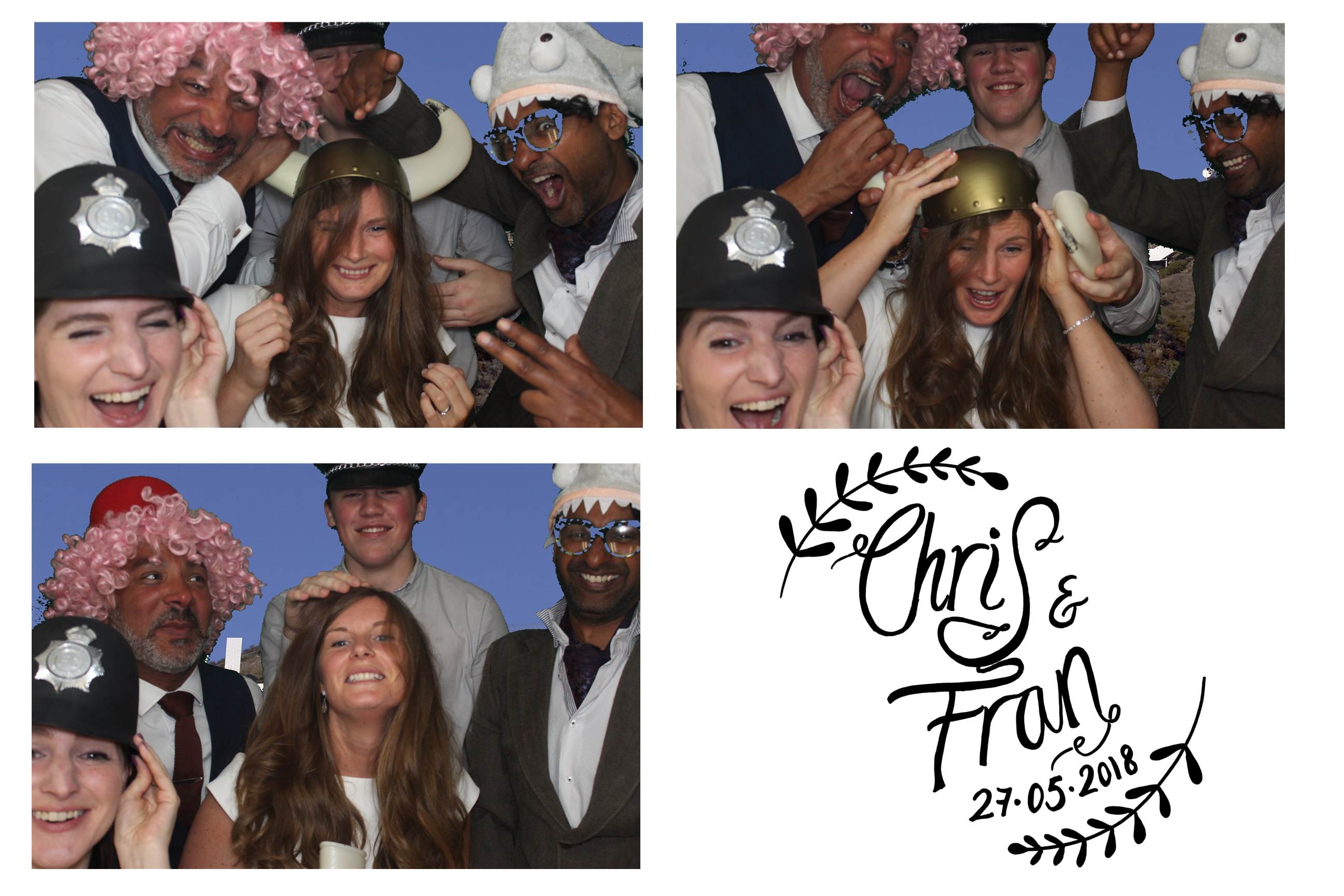 Chris & Fran | View more photos from the event at images.mobile-photo-booth.com/u/MobilePhotoBoothUK/Chris-Fran